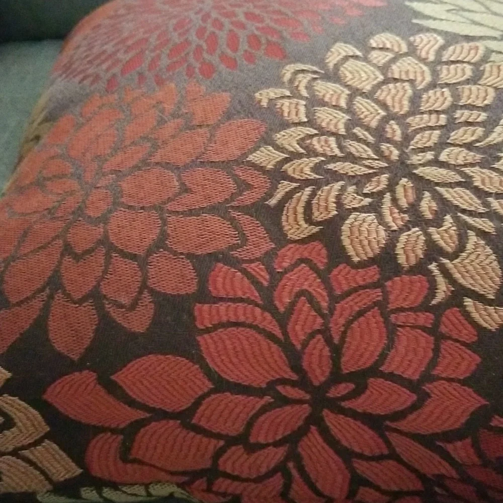 Earthtones Metallic Accent Throw Pillow